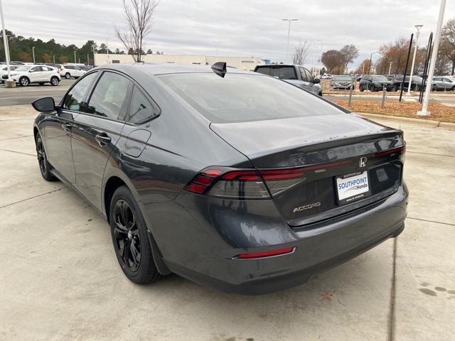 new 2025 Honda Accord car, priced at $31,655