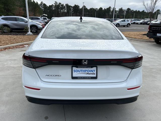 new 2025 Honda Accord car, priced at $32,110