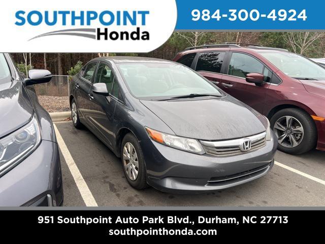 used 2012 Honda Civic car, priced at $7,560