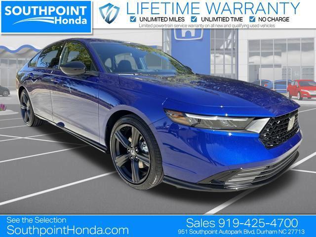 new 2025 Honda Accord Hybrid car, priced at $37,025
