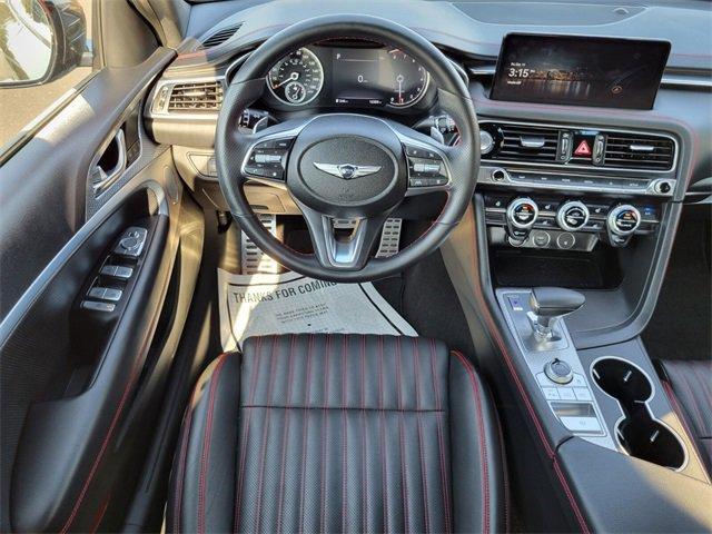 used 2023 Genesis G70 car, priced at $38,477