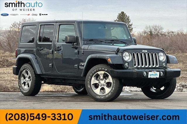 used 2018 Jeep Wrangler JK Unlimited car, priced at $27,259