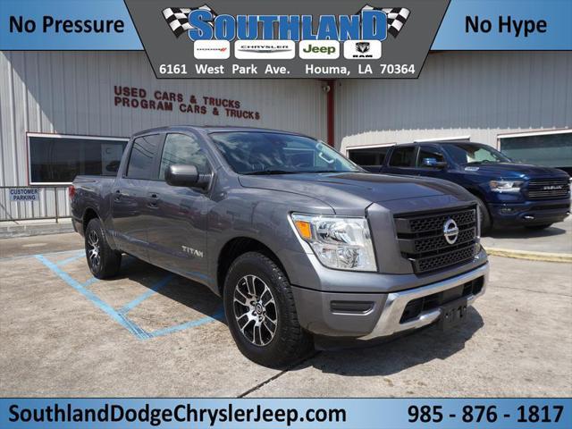 used 2022 Nissan Titan car, priced at $28,497