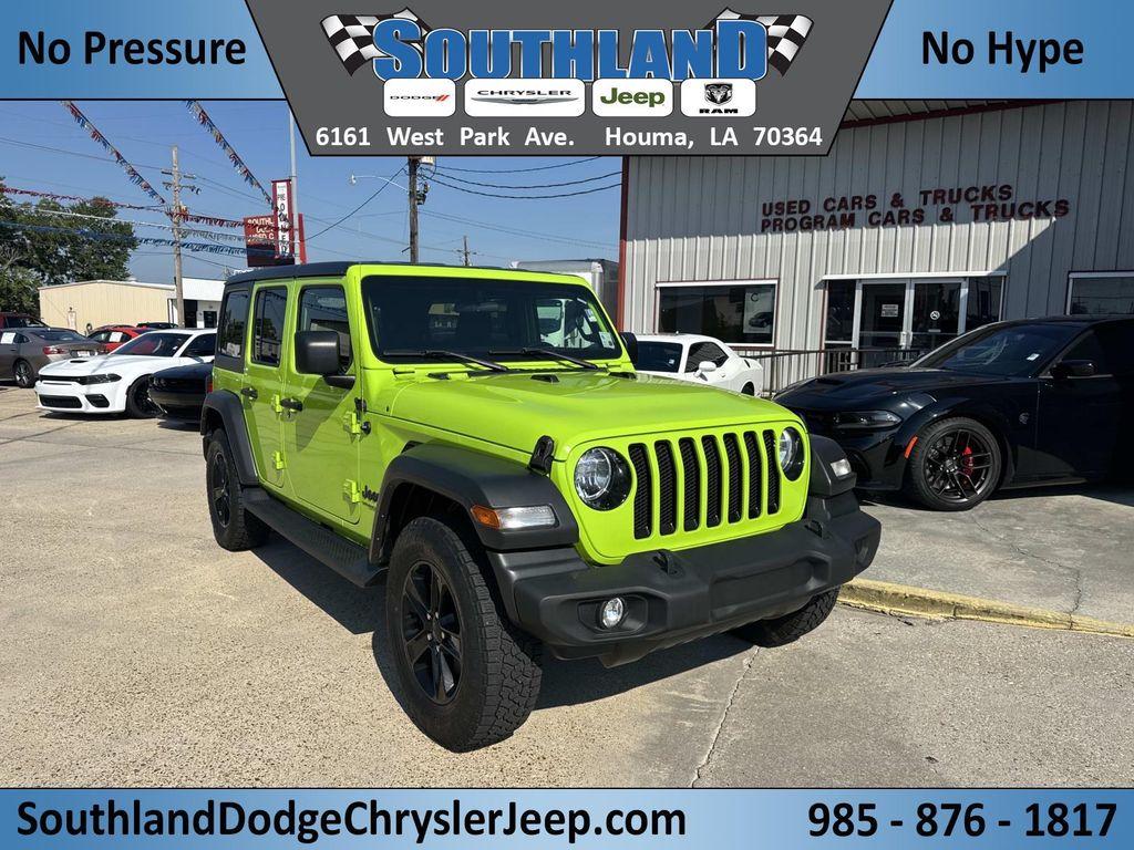 used 2021 Jeep Wrangler Unlimited car, priced at $31,997