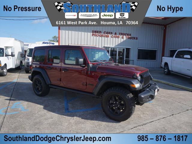 used 2021 Jeep Wrangler car, priced at $39,997