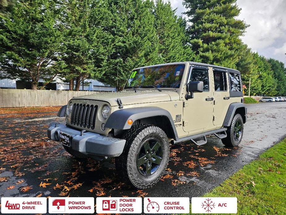 used 2018 Jeep Wrangler JK Unlimited car, priced at $22,881