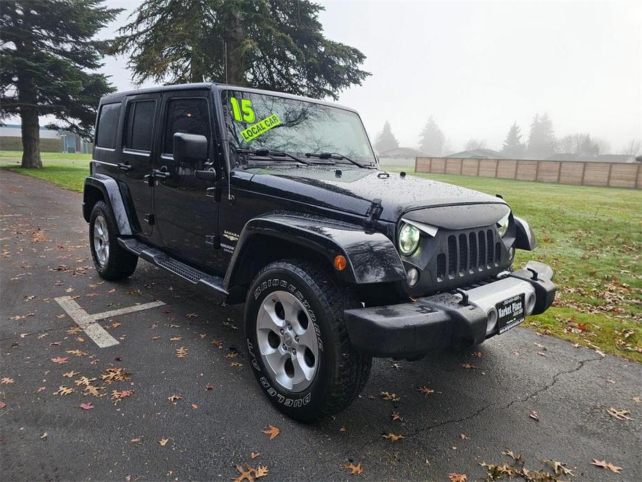 used 2015 Jeep Wrangler Unlimited car, priced at $19,881