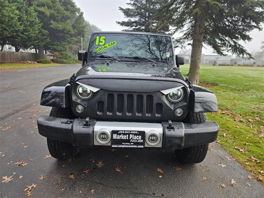 used 2015 Jeep Wrangler Unlimited car, priced at $19,881