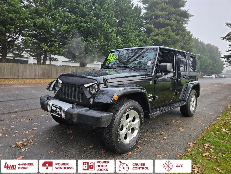 used 2015 Jeep Wrangler Unlimited car, priced at $19,881