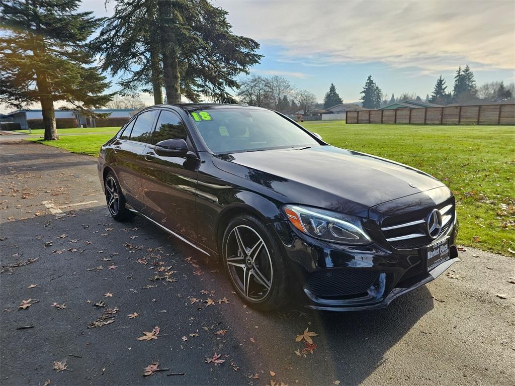 used 2018 Mercedes-Benz C-Class car, priced at $23,881