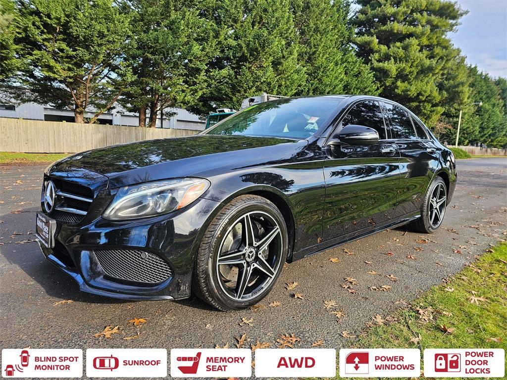 used 2018 Mercedes-Benz C-Class car, priced at $23,881