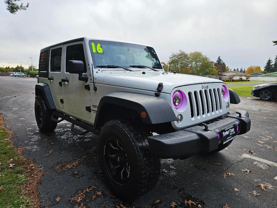 used 2016 Jeep Wrangler Unlimited car, priced at $22,881