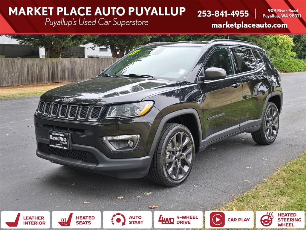 used 2021 Jeep Compass car, priced at $19,881