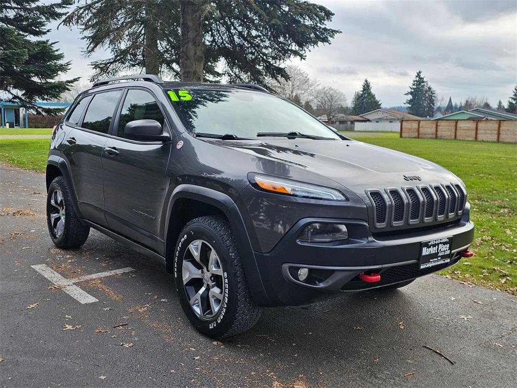 used 2015 Jeep Cherokee car, priced at $13,881