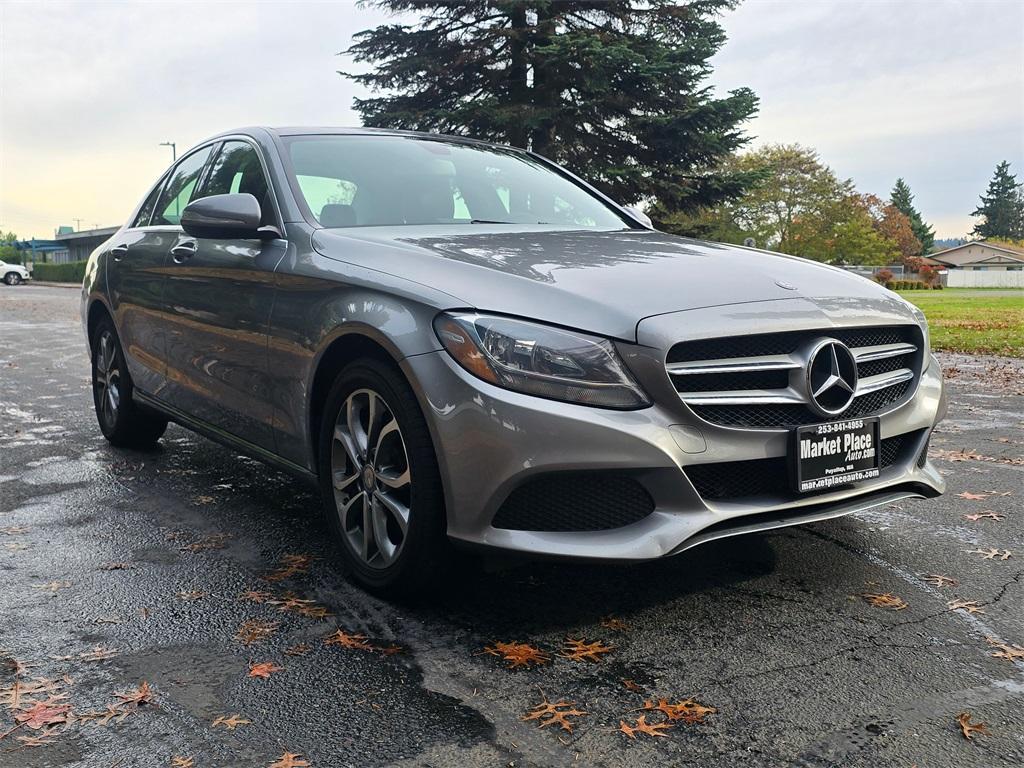 used 2015 Mercedes-Benz C-Class car, priced at $12,881