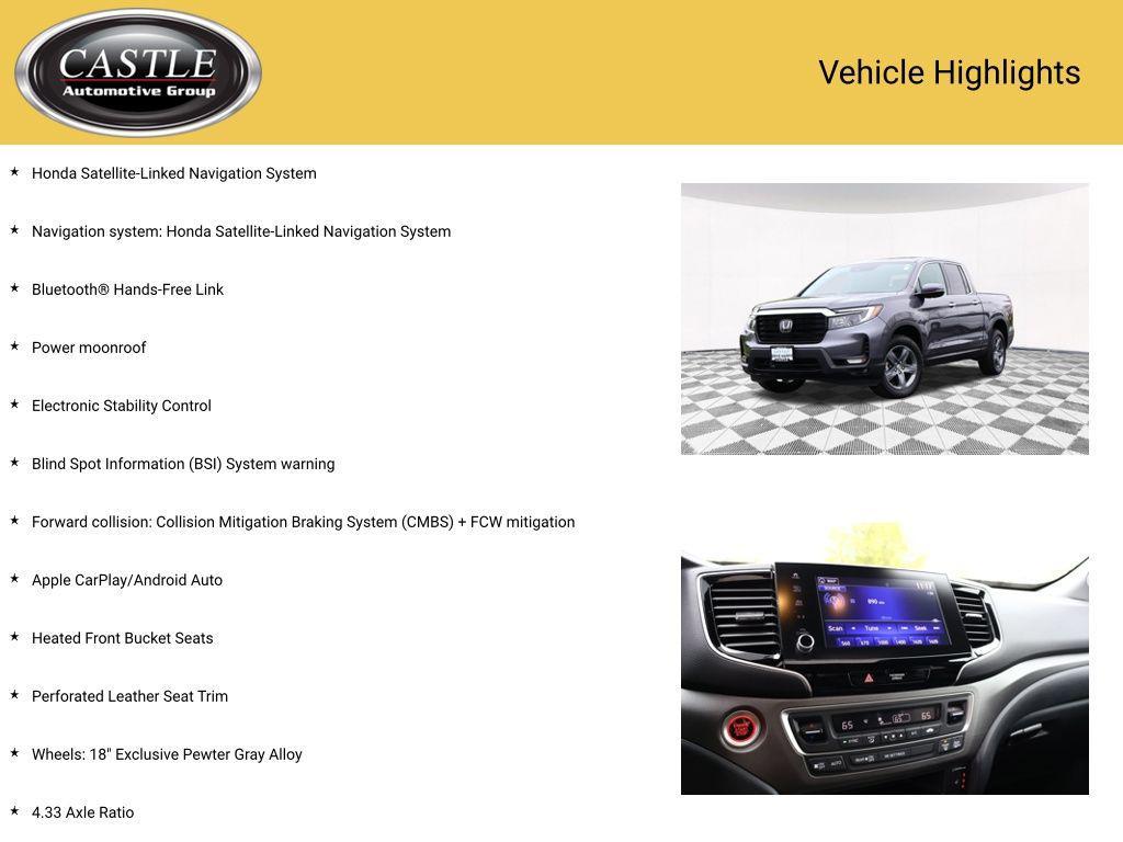 used 2022 Honda Ridgeline car, priced at $31,178