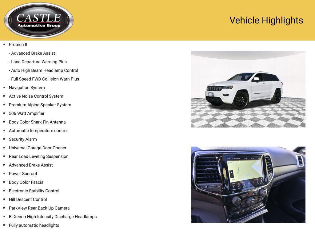 used 2022 Jeep Grand Cherokee car, priced at $26,792