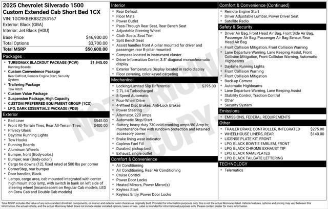 new 2025 Chevrolet Silverado 1500 car, priced at $42,912
