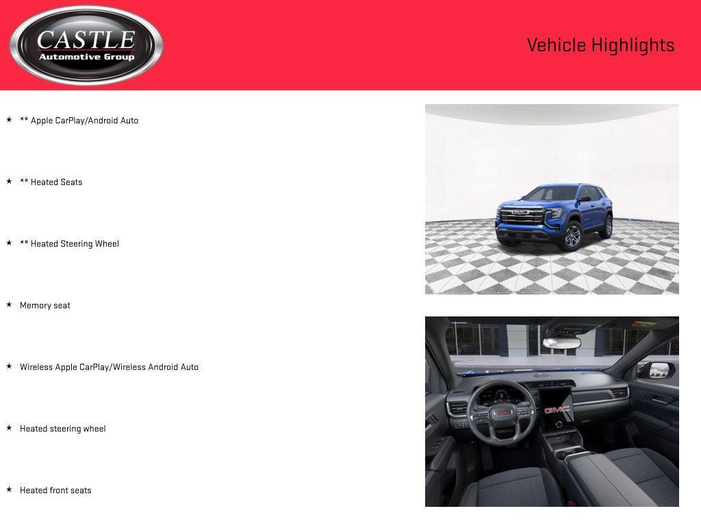 new 2025 GMC Terrain car, priced at $30,747