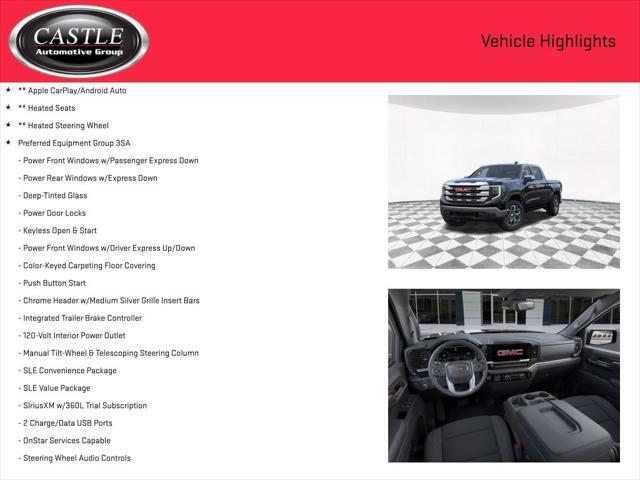 new 2025 GMC Sierra 1500 car, priced at $48,990
