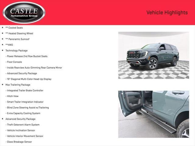 new 2025 GMC Yukon car, priced at $91,775