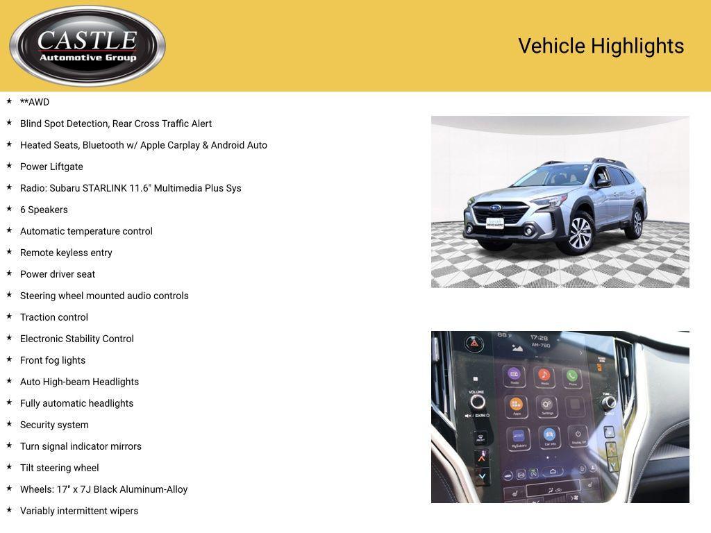 used 2024 Subaru Outback car, priced at $27,977
