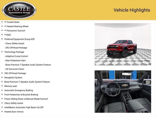 new 2025 Chevrolet Colorado car, priced at $50,188