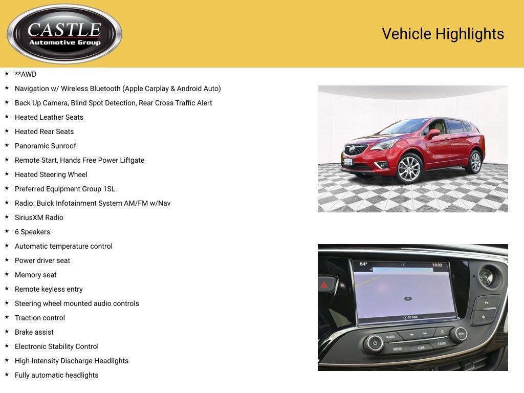 used 2019 Buick Envision car, priced at $15,997