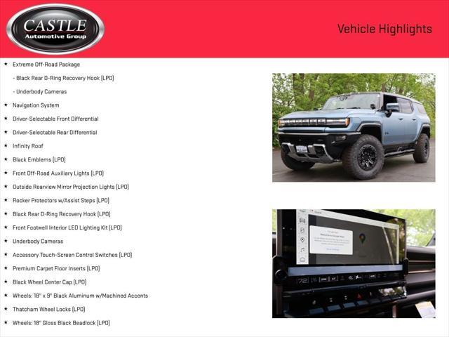 new 2024 GMC HUMMER EV SUV car, priced at $127,856