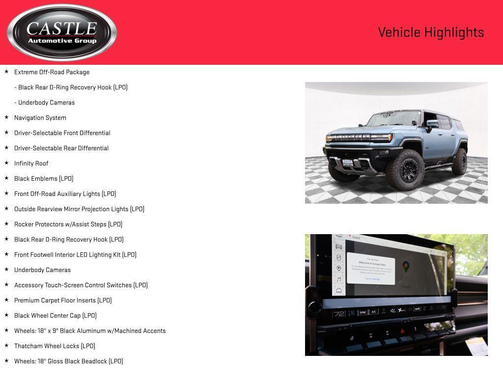 new 2024 GMC HUMMER EV SUV car, priced at $123,856