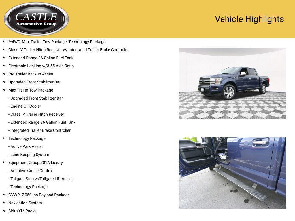 used 2019 Ford F-150 car, priced at $27,364