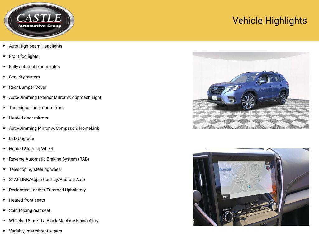 used 2024 Subaru Forester car, priced at $32,418