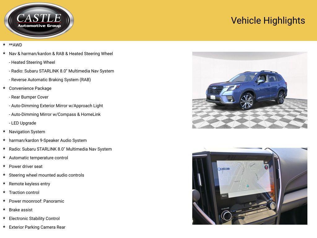 used 2024 Subaru Forester car, priced at $32,418