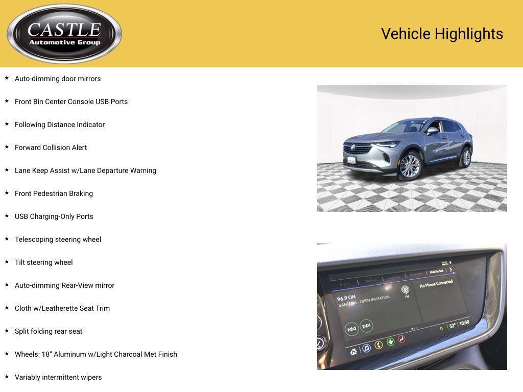 used 2023 Buick Envision car, priced at $25,999