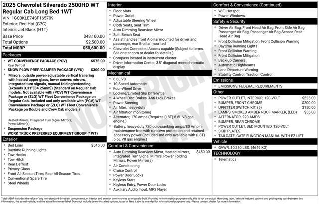 new 2025 Chevrolet Silverado 2500 car, priced at $48,229