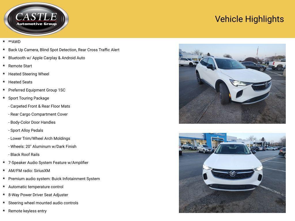 used 2023 Buick Envision car, priced at $27,977