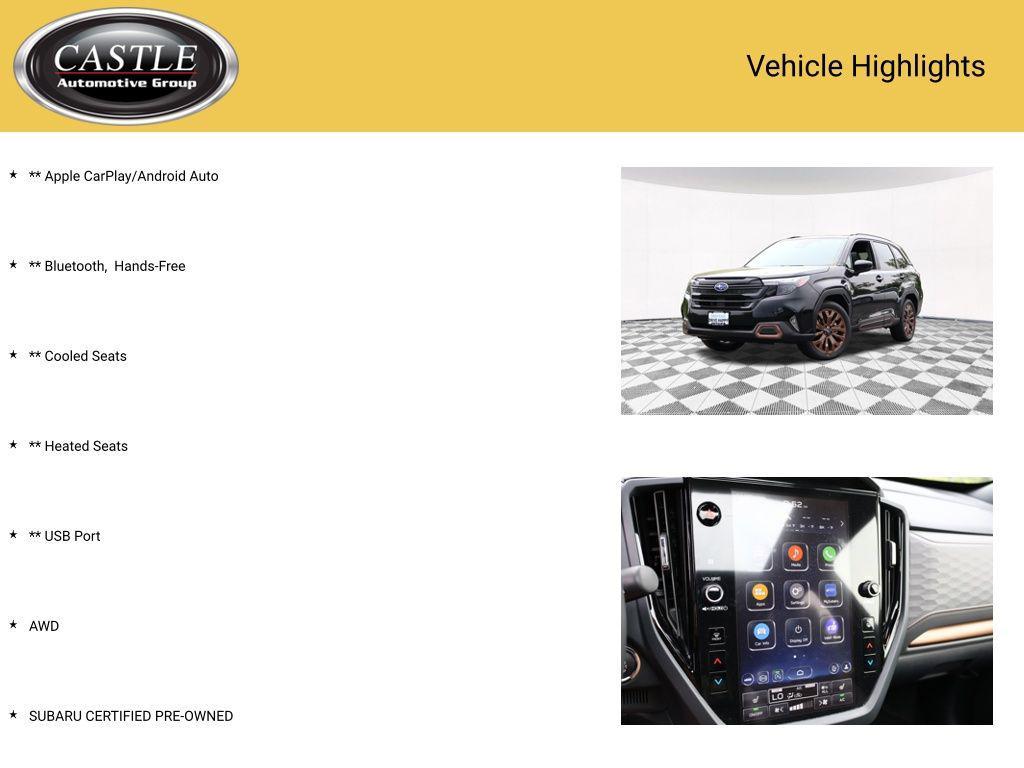 used 2025 Subaru Forester car, priced at $32,365