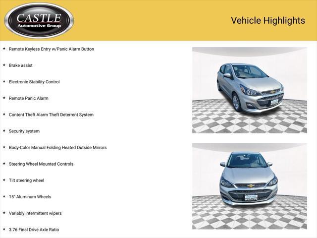 used 2021 Chevrolet Spark car, priced at $15,253