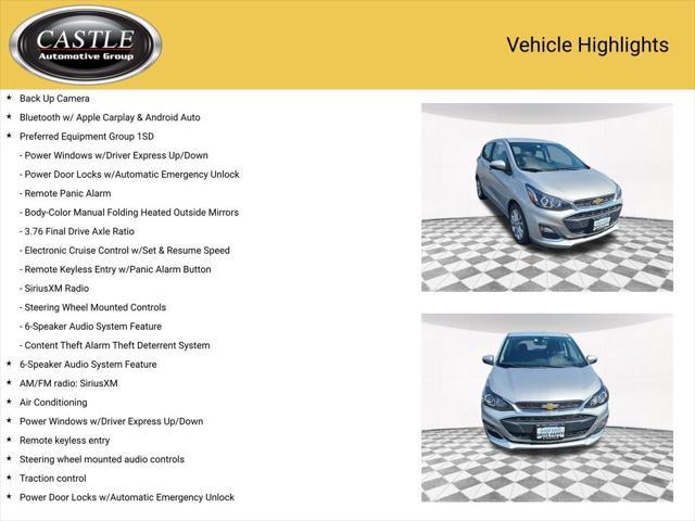 used 2021 Chevrolet Spark car, priced at $15,253