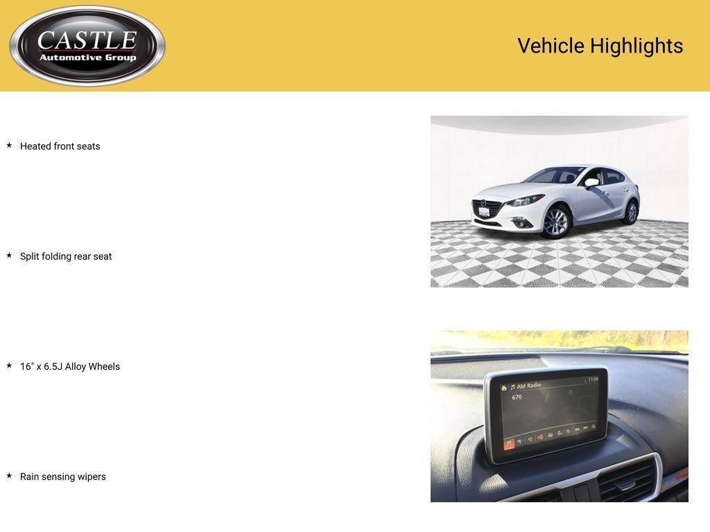 used 2016 Mazda Mazda3 car, priced at $9,441