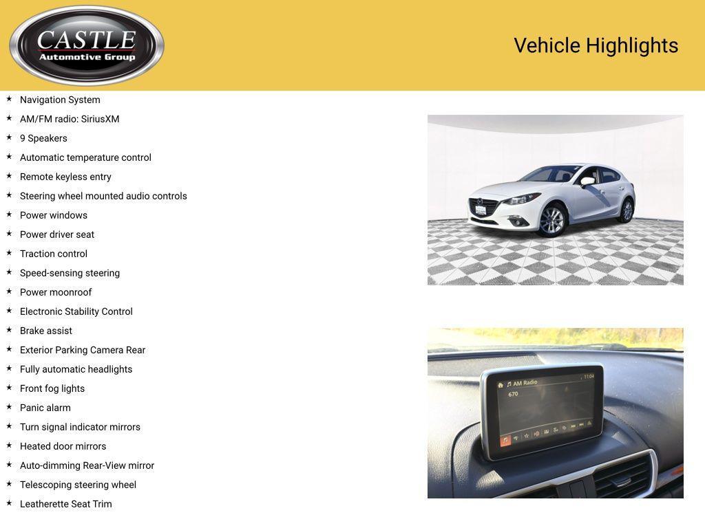 used 2016 Mazda Mazda3 car, priced at $9,441