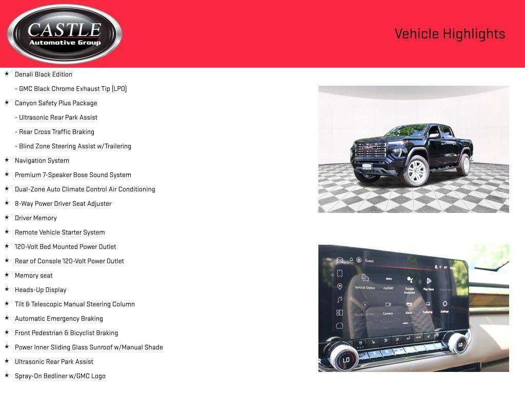 new 2025 GMC Canyon car, priced at $54,881