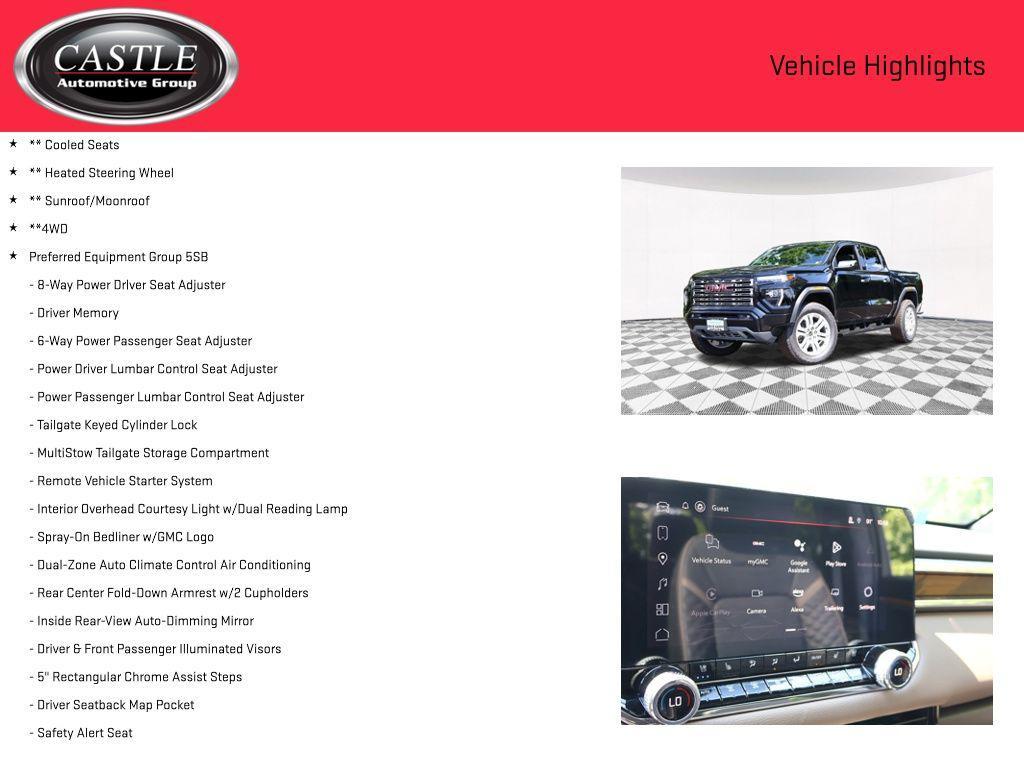 new 2025 GMC Canyon car, priced at $54,881