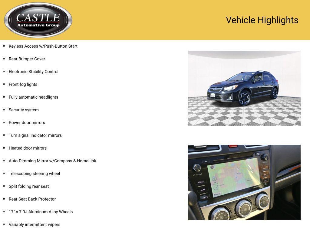 used 2016 Subaru Crosstrek car, priced at $13,201