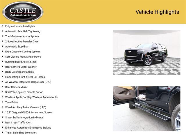 used 2022 Cadillac Escalade car, priced at $73,934