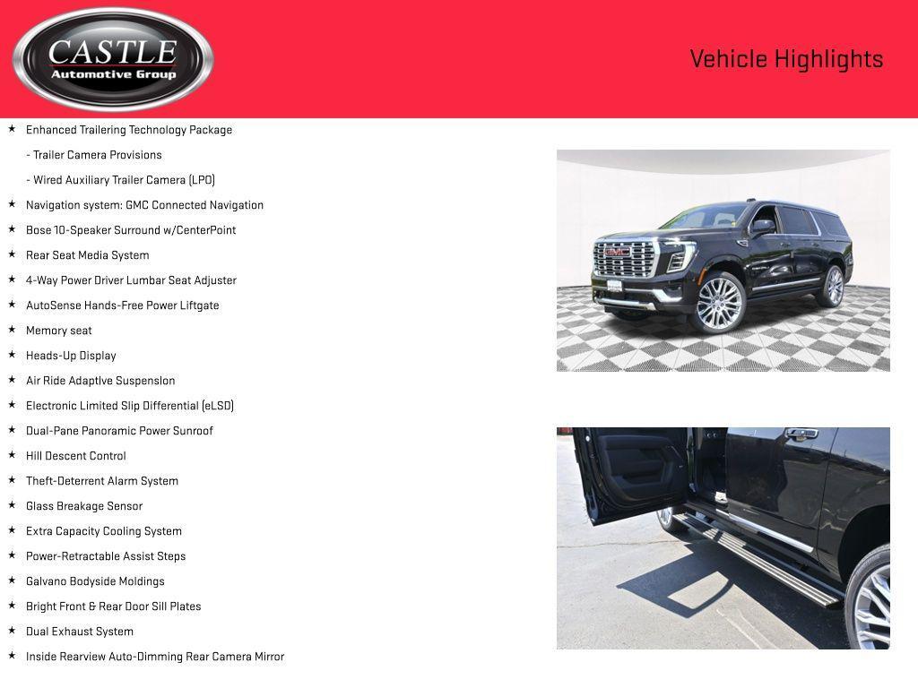 new 2025 GMC Yukon XL car, priced at $99,354