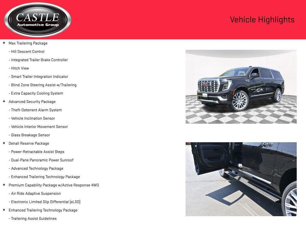 new 2025 GMC Yukon XL car, priced at $99,354