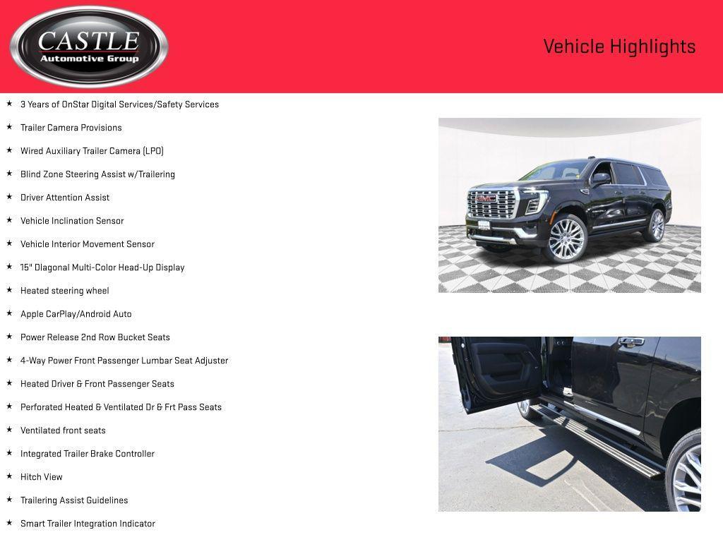 new 2025 GMC Yukon XL car, priced at $99,354