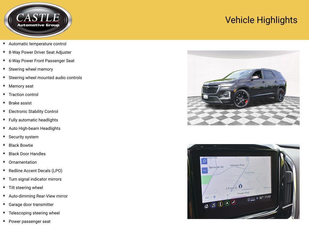 used 2023 Chevrolet Traverse car, priced at $39,011