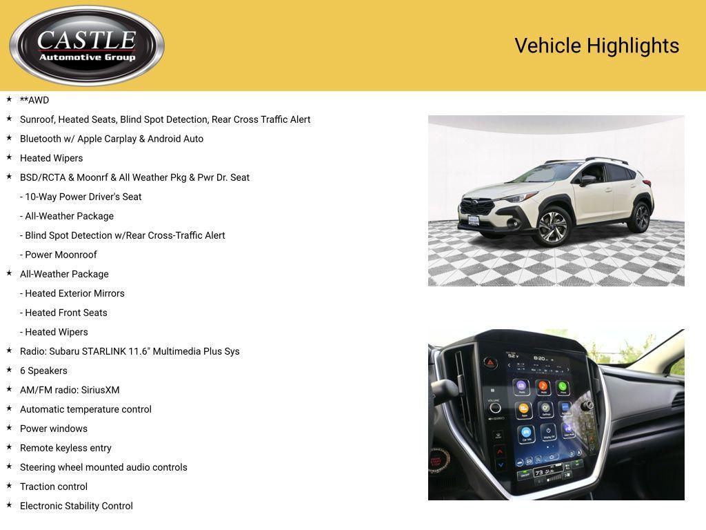 used 2024 Subaru Crosstrek car, priced at $24,997